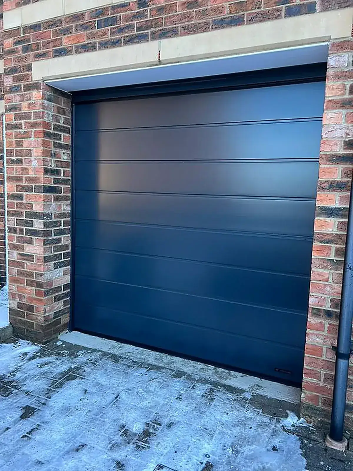 New steel garage door fitted to a Brakpan home